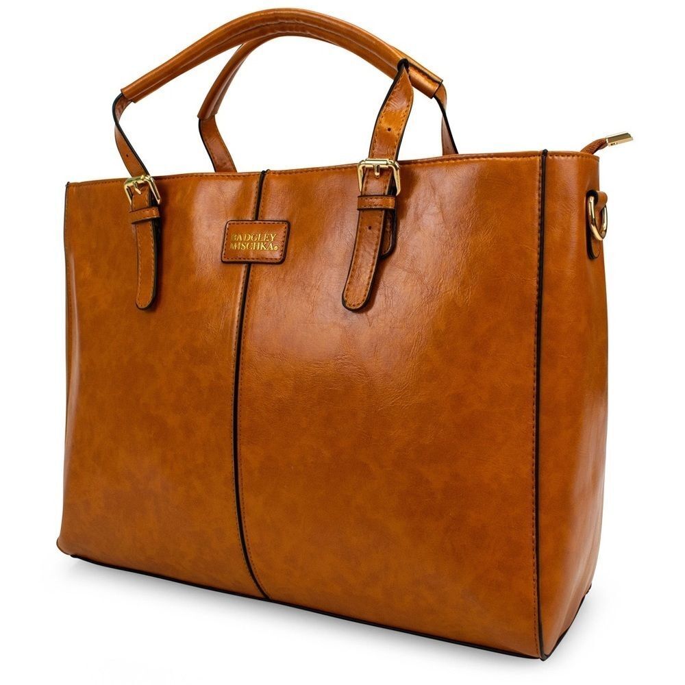Badgley Mischa Julia Tote Weekender Rustic vegan leather crossbody bag,purse - Picture 2 of 12